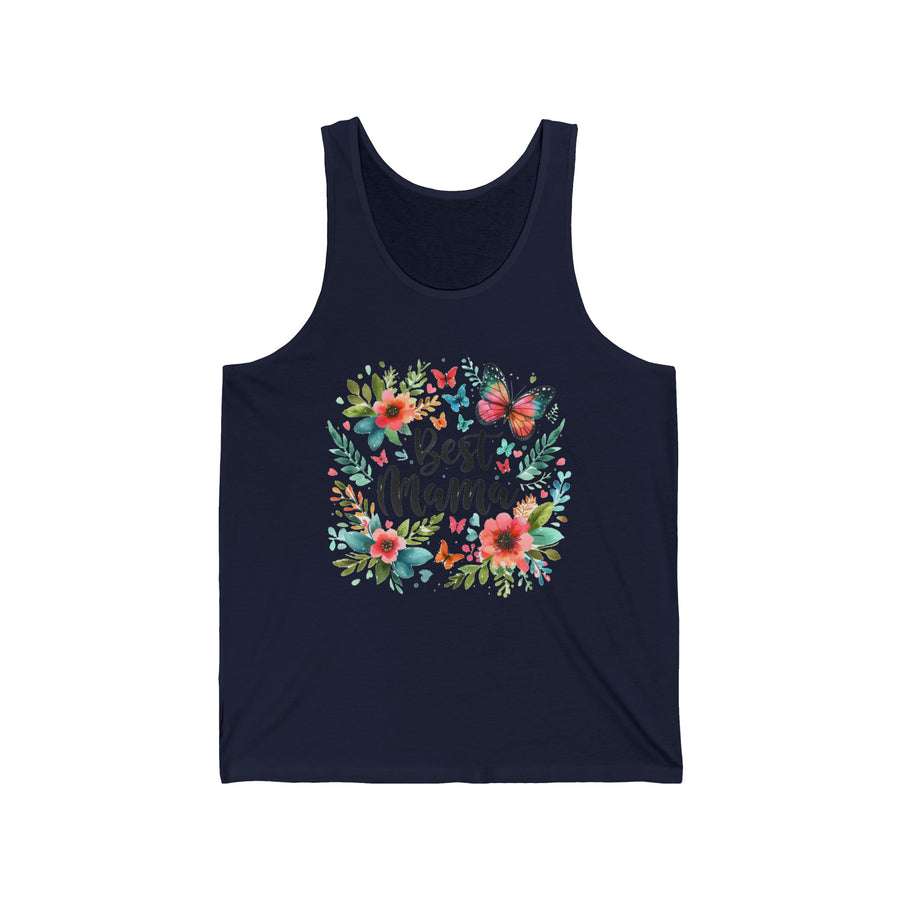 Unisex Jersey Mama Printed Tank Top