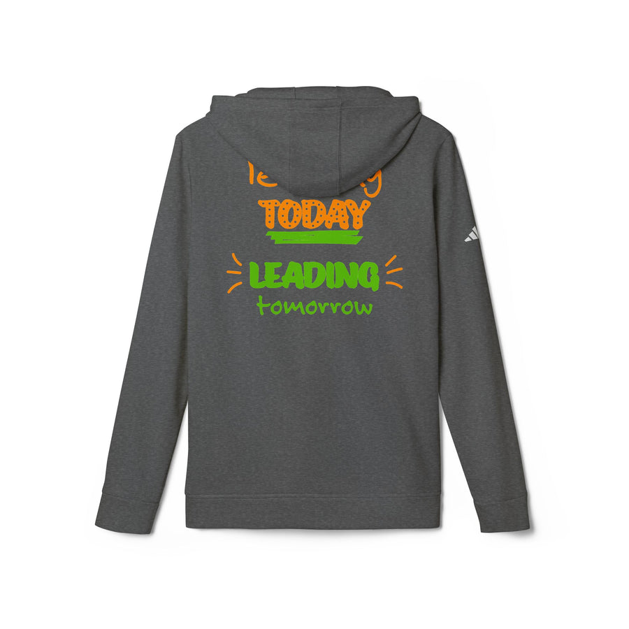 Front & Back Printed Adidas Unisex Fleece Hoodie