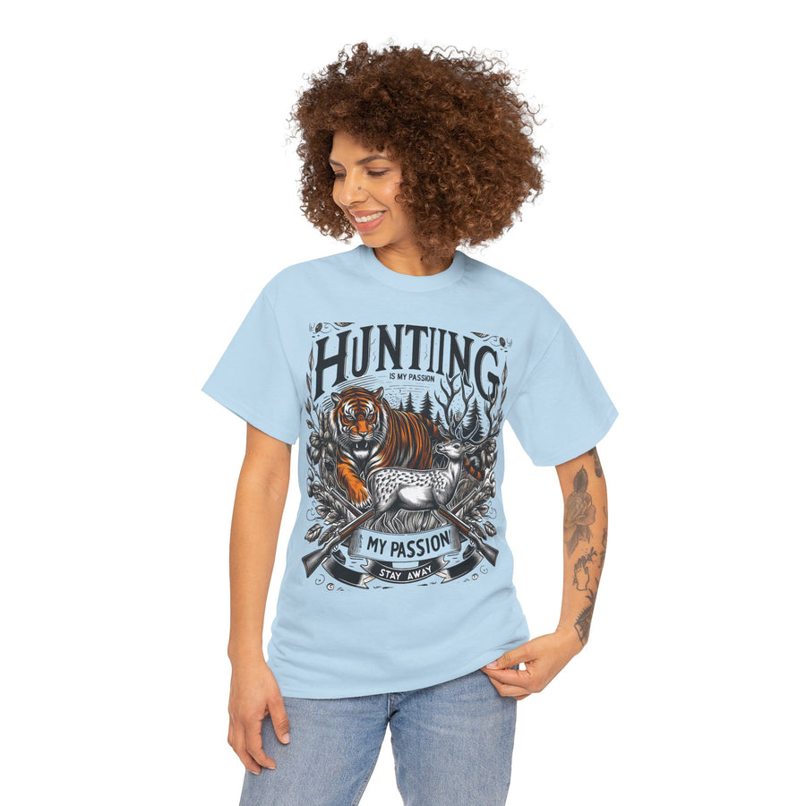 Front and Back Print Unisex Heavy Cotton Tee Shirt