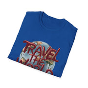 Travel the World Unisex Softstyle Short Sleeve Printed T-Shirt