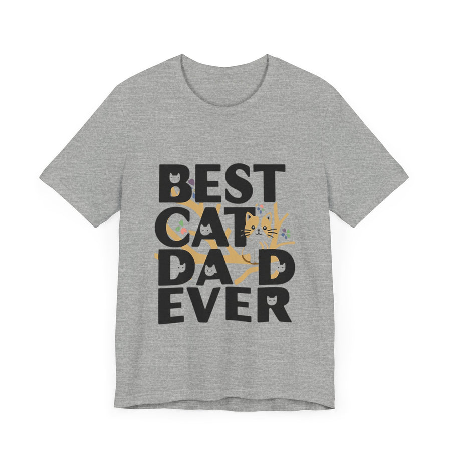 Unisex Jersey Short Sleeve Cat Dad T-Shirt