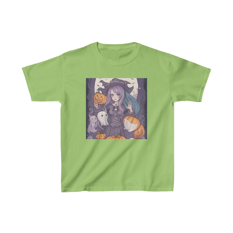 Kids Heavy Cotton™ Tee, Hallowe'en design Tee, Classic Design Tee, Regular Fit Tee, Vintage Tee.