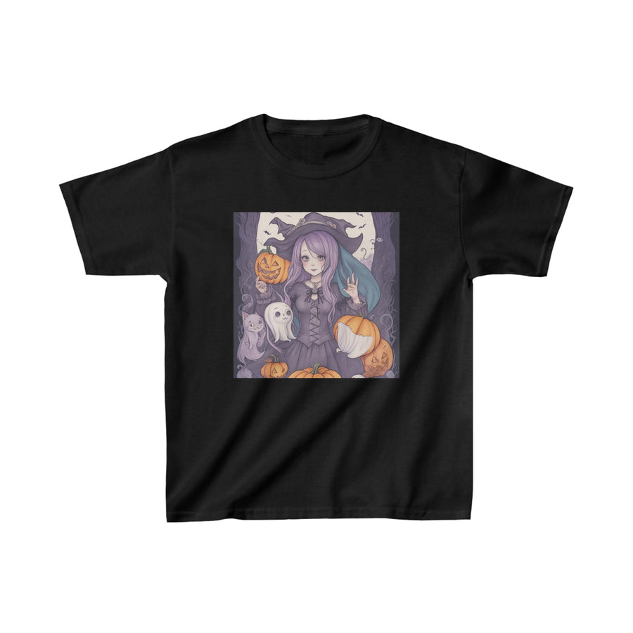 Kids Heavy Cotton™ Tee, Hallowe'en design Tee, Classic Design Tee, Regular Fit Tee, Vintage Tee.