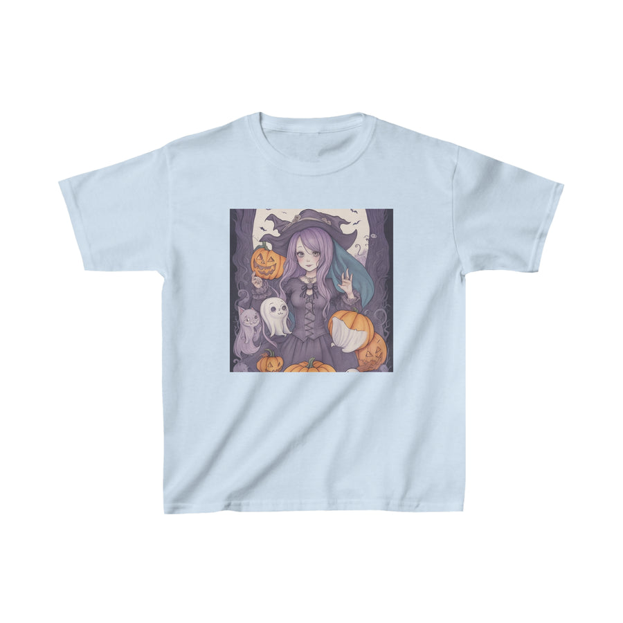 Kids Heavy Cotton™ Tee, Hallowe'en design Tee, Classic Design Tee, Regular Fit Tee, Vintage Tee.