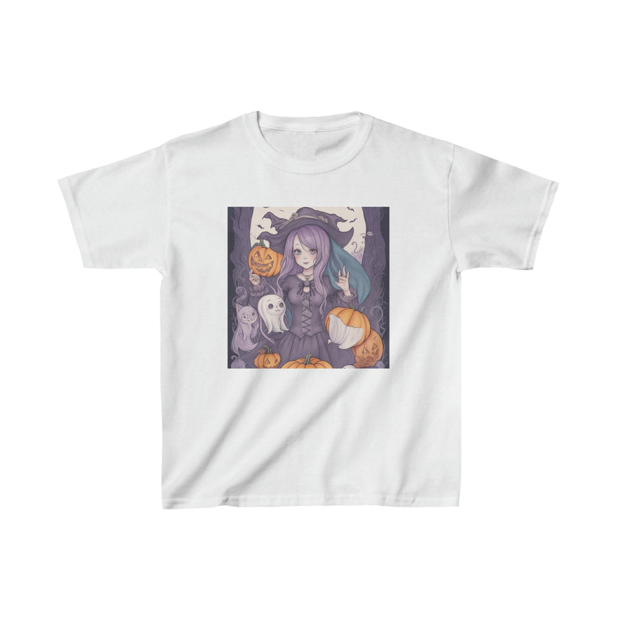 Kids Heavy Cotton™ Tee, Hallowe'en design Tee, Classic Design Tee, Regular Fit Tee, Vintage Tee.