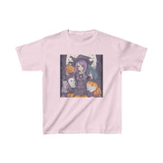 Kids Heavy Cotton™ Tee, Hallowe'en design Tee, Classic Design Tee, Regular Fit Tee, Vintage Tee.