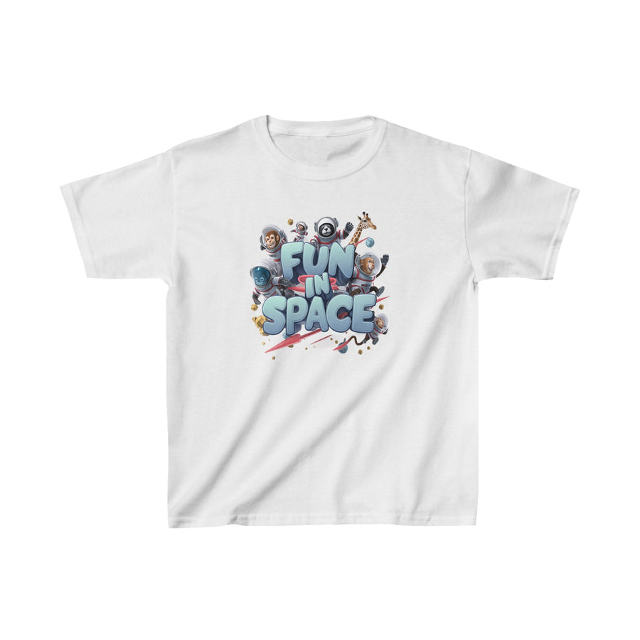 Kids Heavy Cotton Short Sleeve Printed Tee