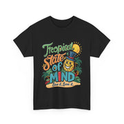 Gildan Tropical State  Unisex Heavy Printed Short Sleeve Cotton Tee