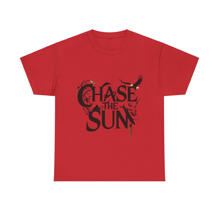 Gildan Chase the Sun Unisex Heavy Printed Short Sleeve Cotton Tee