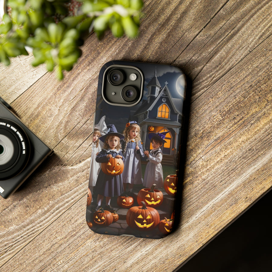 Tough Phone Cases, Colorful Halloweens Design, Apple iPhone, Samsung Galaxy, and Google Pixel devices with premium-quality custom protective phone cases.