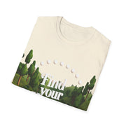 Happy Place Printed  Unisex Softstyle Crew Neck T-Shirt