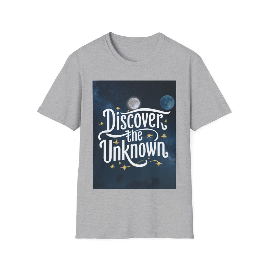 Gildan Discovery The Unknown Unisex Softstyle Chest Print  T-Shirt