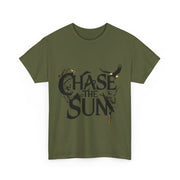 Gildan Chase the Sun Unisex Heavy Printed Short Sleeve Cotton Tee