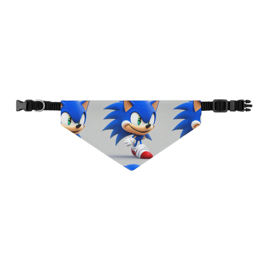 Pet Bandana Collar, smurf design