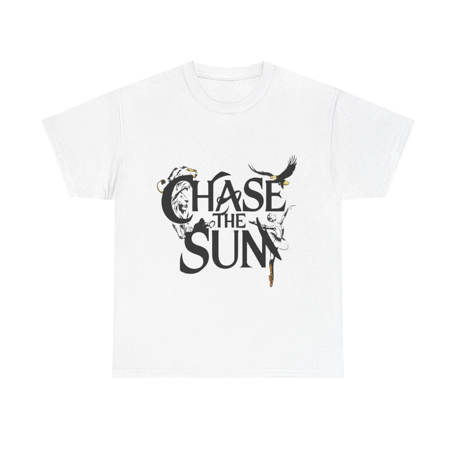 Gildan Chase the Sun Unisex Heavy Printed Short Sleeve Cotton Tee