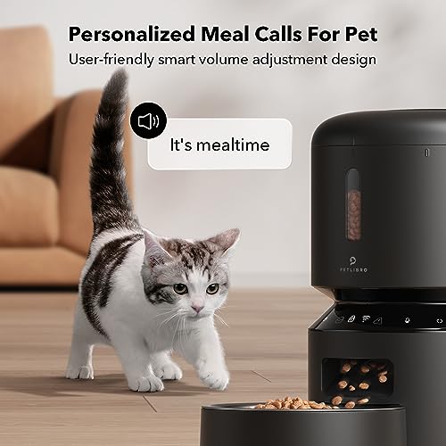 PETLIBRO Automatic Cat Feeder, Automatic Cat Food Dispenser with Freshness Preservation, Timed Cat Feeders for Dry Food, Up to 50 Portions 6 Meals Per Day, Granary Pet Feeder for Cats/Dogs