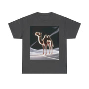 Camel Printed Heavy Cotton Unisex Tee