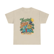 Gildan Tropical State  Unisex Heavy Printed Short Sleeve Cotton Tee