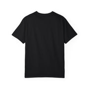 Garment-Dyed Crew Neck Chest Print T-shirt