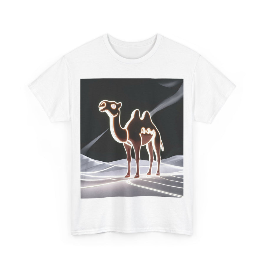 Camel Printed Heavy Cotton Unisex Tee