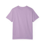 Garment-Dyed Crew Neck Chest Print T-shirt