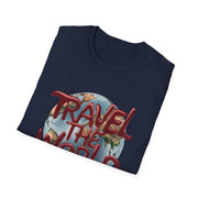 Travel the World Unisex Softstyle Short Sleeve Printed T-Shirt