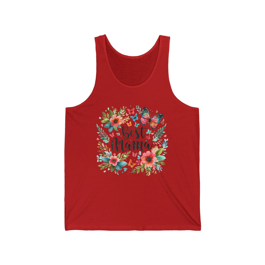 Unisex Jersey Mama Printed Tank Top