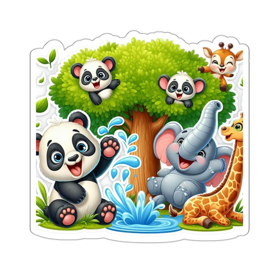 Funny Baby Animals Kiss-Cut Stickers