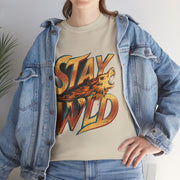 Gildan Stay Wild Unisex Heavy Printed Short Sleeve Cotton Tee