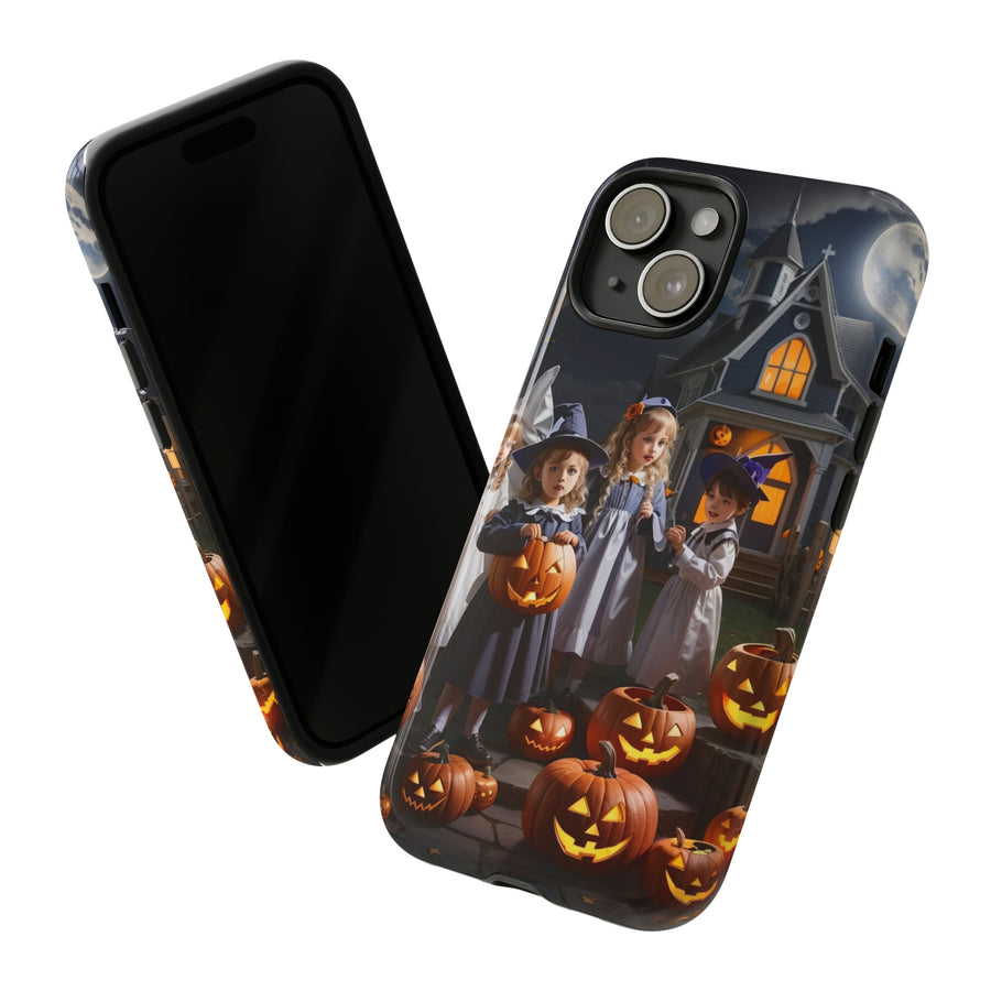 Tough Phone Cases, Colorful Halloweens Design, Apple iPhone, Samsung Galaxy, and Google Pixel devices with premium-quality custom protective phone cases.