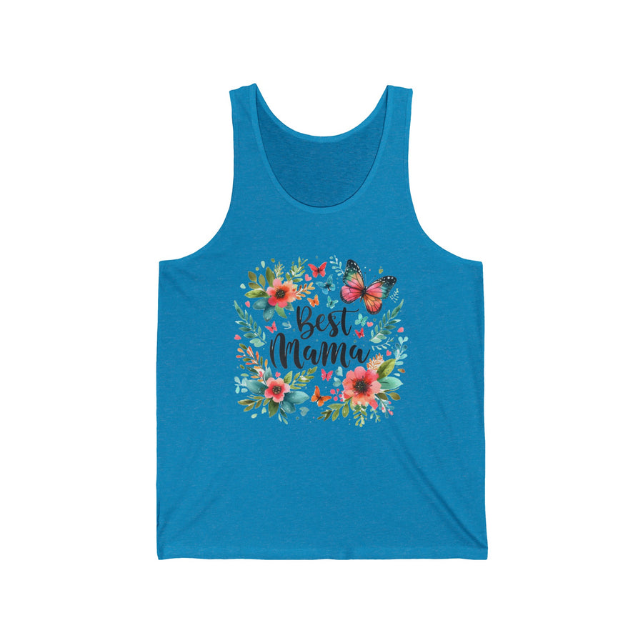 Unisex Jersey Mama Printed Tank Top