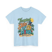 Gildan Tropical State  Unisex Heavy Printed Short Sleeve Cotton Tee