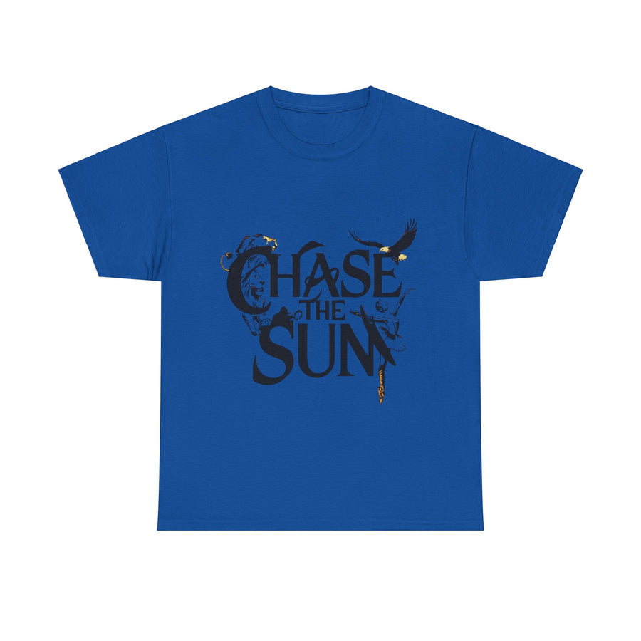 Gildan Chase the Sun Unisex Heavy Printed Short Sleeve Cotton Tee