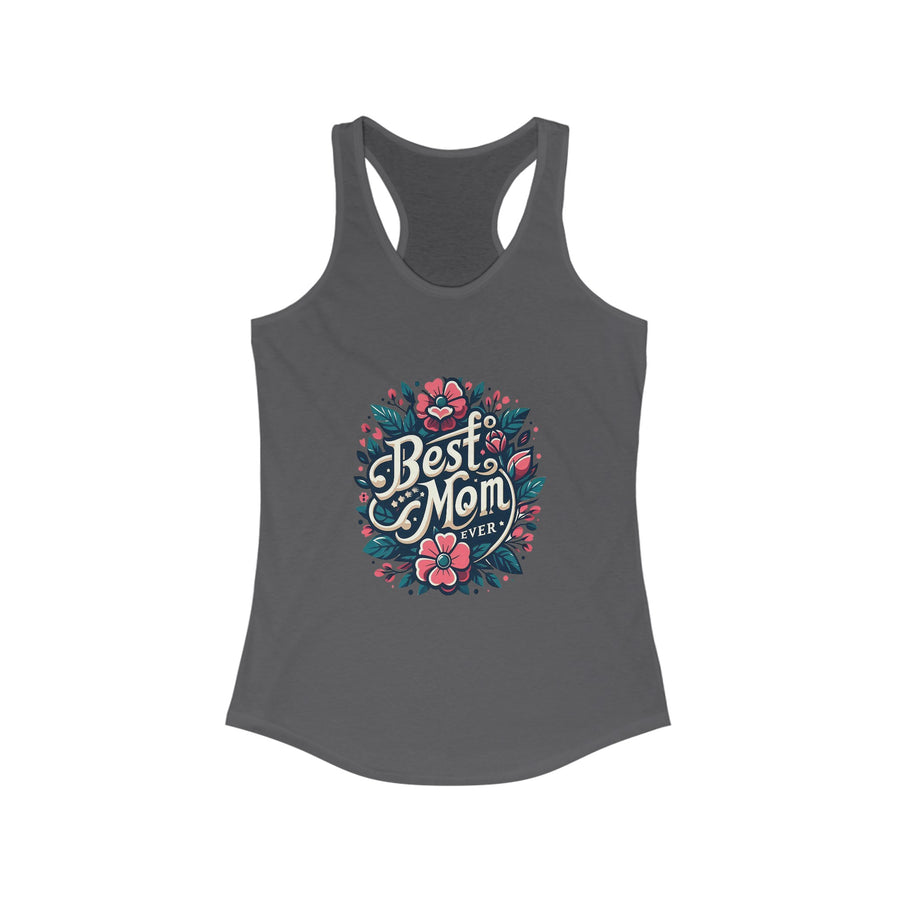 Next Level Women's Ideal Racerback  Chest Print Tank Top