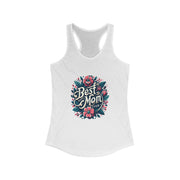 Next Level Women's Ideal Racerback  Chest Print Tank Top