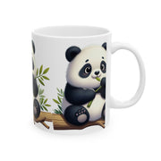 Panda Printed Ceramic Mug, (11oz, 15oz)