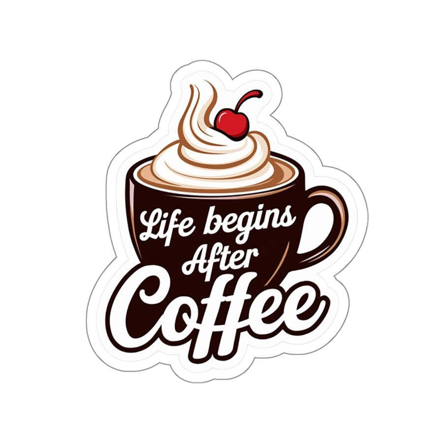 Ice Coffee Kiss-Cut Stickers