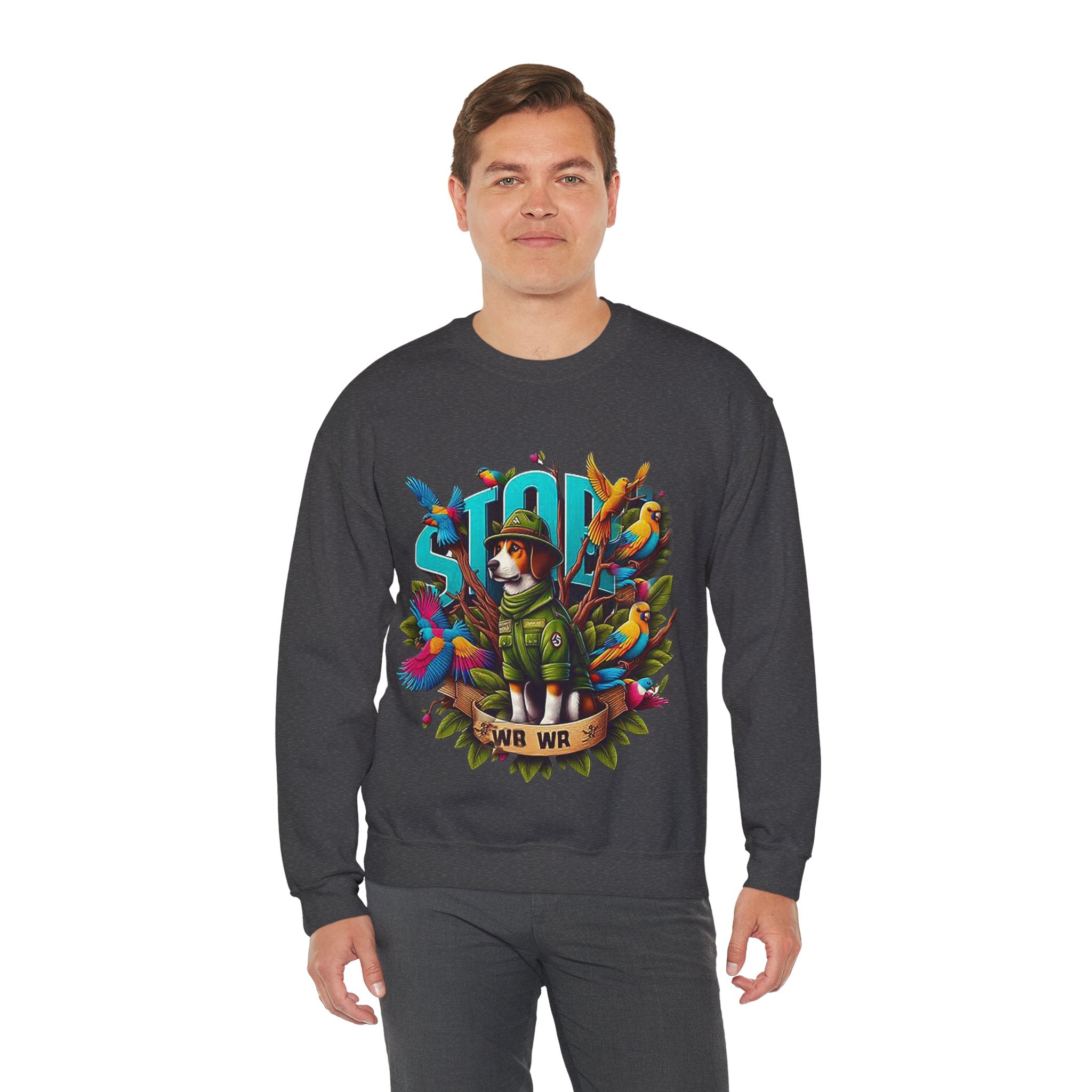 Gildan18000 Unisex Heavy Blend™ Crewneck Printed Sweatshirt