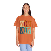 Mom Unisex Garment-Dyed Crew Neck Printed T-shirt