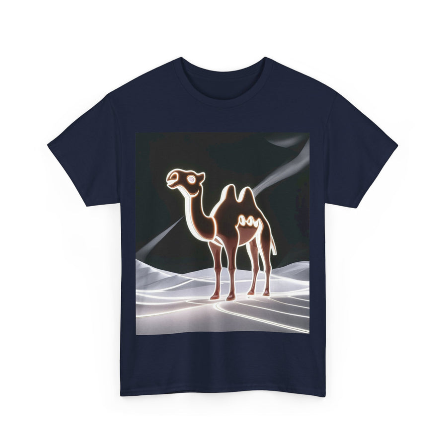 Camel Printed Heavy Cotton Unisex Tee