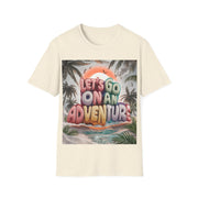 Unisex Adventure  Soft Style Printed Crew Neck T-Shirt