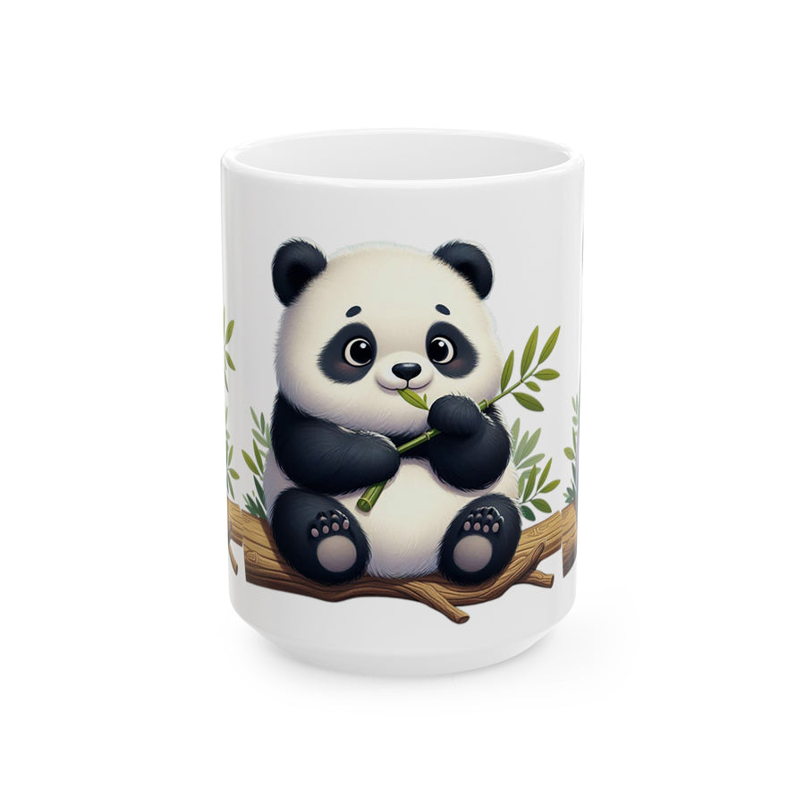 Panda Printed Ceramic Mug, (11oz, 15oz)