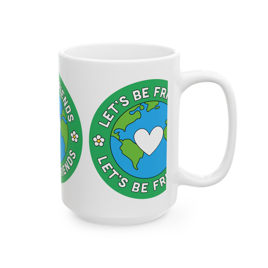 Eco Slogan  Printed Ceramic Mug, (11oz, 15oz)