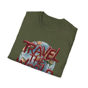 Travel the World Unisex Softstyle Short Sleeve Printed T-Shirt