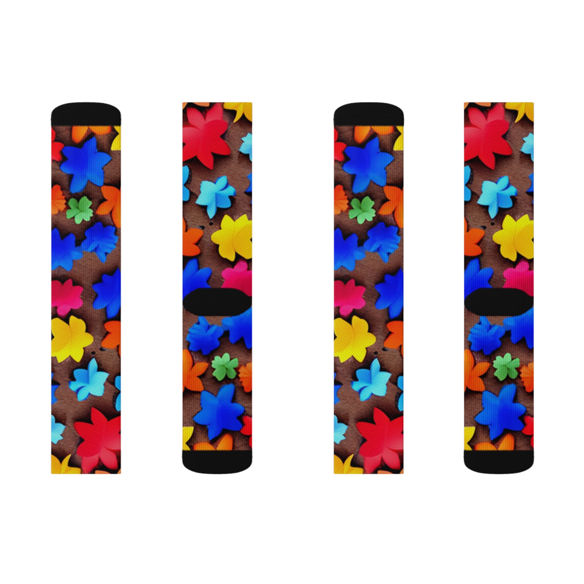 Sublimation Socks, eye catching floral  Designs