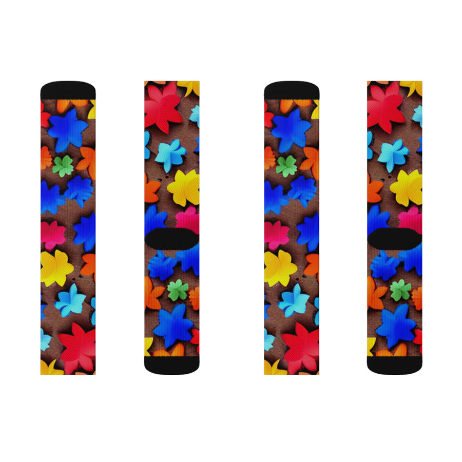 Sublimation Socks, eye catching floral  Designs