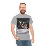 Camel Printed Heavy Cotton Unisex Tee