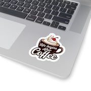 Ice Coffee Kiss-Cut Stickers