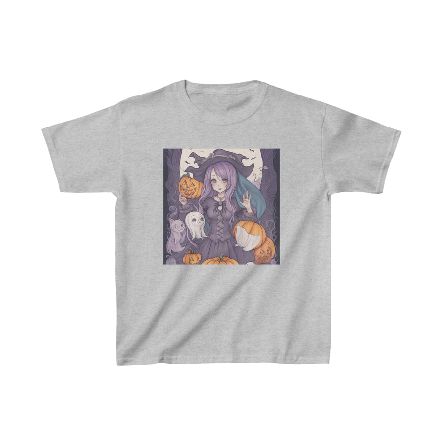 Kids Heavy Cotton™ Tee, Hallowe'en design Tee, Classic Design Tee, Regular Fit Tee, Vintage Tee.