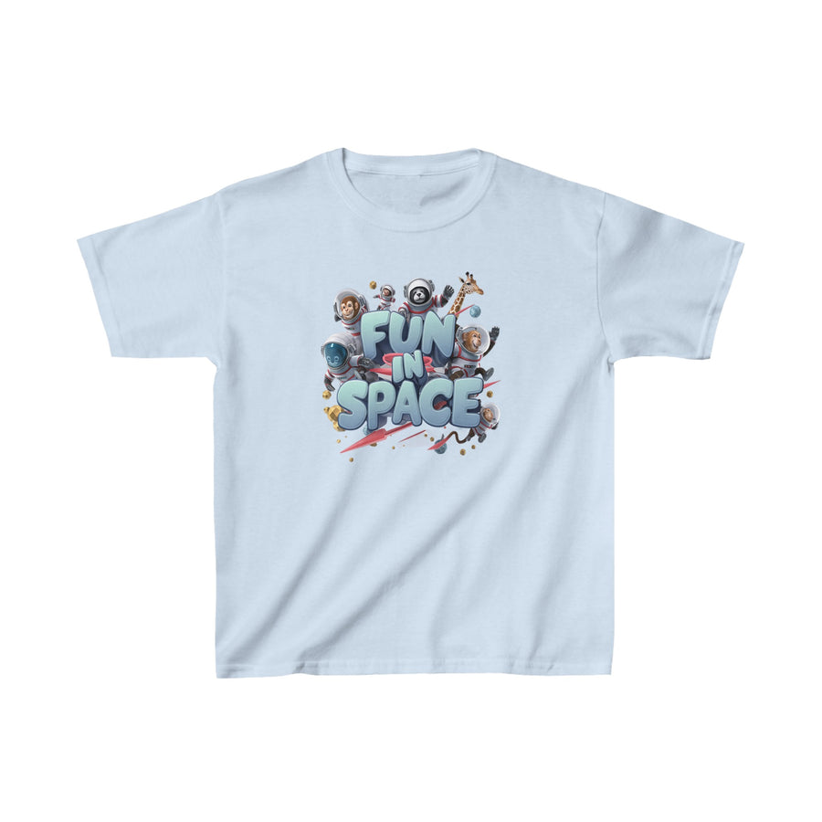 Kids Heavy Cotton Short Sleeve Printed Tee